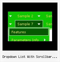 Dropdown List With Scrollbar Javascript Navigation Men C Bc Menubar