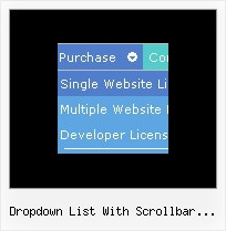 Dropdown List With Scrollbar Javascript Javascriptmenu Example