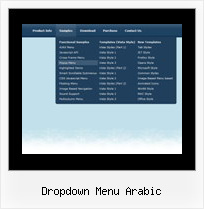 Dropdown Menu Arabic Menu Horizontal Css