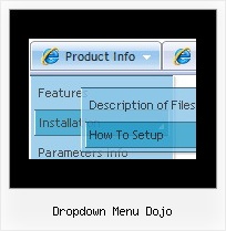 Dropdown Menu Dojo Javascript Und Editor