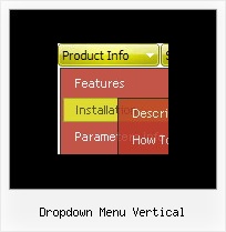 Dropdown Menu Vertical Menu Bar Java Script