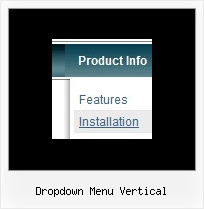Dropdown Menu Vertical Menu Shell Scripts