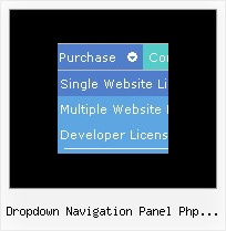Dropdown Navigation Panel Php Fusion Code For Popup Menus In Javascript