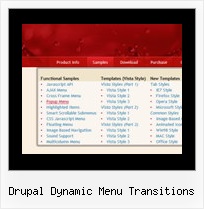 Drupal Dynamic Menu Transitions Popup Position Css