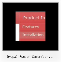 Drupal Fusion Superfish Horizontal Dropdown Menus Java Script Hide Menu Bar