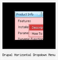 Drupal Horizontal Dropdown Menu Dhtml Menu Hover