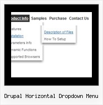 Drupal Horizontal Dropdown Menu Menu Sample Web