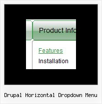 Drupal Horizontal Dropdown Menu Web Page Menu Example
