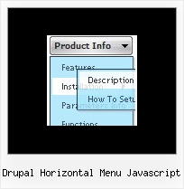 Drupal Horizontal Menu Javascript Mouse Over Menu Java Code