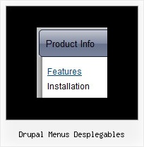 Drupal Menus Desplegables Javascript Pull Menu