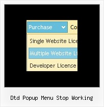 Dtd Popup Menu Stop Working Java Menue