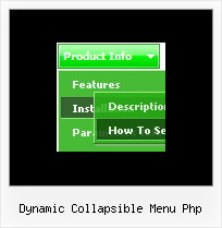 Dynamic Collapsible Menu Php Pure Css Menus