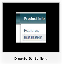 Dynamic Dijit Menu Vertical Menu Samples