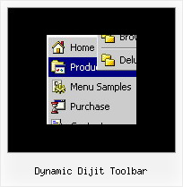 Dynamic Dijit Toolbar Menus Con Java