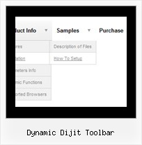 Dynamic Dijit Toolbar Dropdown Menus Javascript