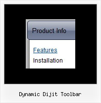 Dynamic Dijit Toolbar Vertical Cascade Menu Example Javascript