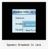 Dynamic Dropdown In Java Drop Down Fade Menus