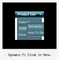 Dynamic Fx Slide In Menu Popup Menu Dhtml