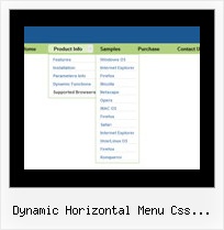 Dynamic Horizontal Menu Css Javascript Html Tab Menu