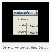 Dynamic Horizontal Menu Css Javascript Hide Menubar Javascript