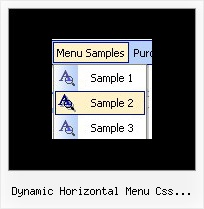 Dynamic Horizontal Menu Css Javascript Web Drop Down Menus