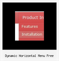 Dynamic Horizontal Menu Free Javascript Sliding Toolbar