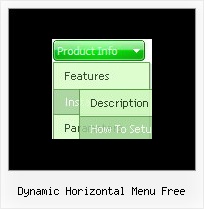 Dynamic Horizontal Menu Free Menu Effects Dhtml