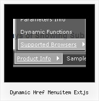 Dynamic Href Menuitem Extjs Cool Menu Dhtml