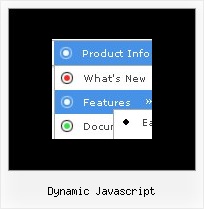 Dynamic Javascript Menu Button