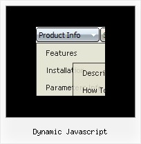 Dynamic Javascript Dynamic Vertical Menu Script