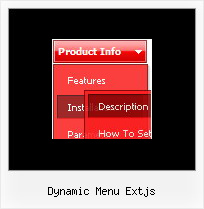 Dynamic Menu Extjs Css And Xp Drop Down Menus