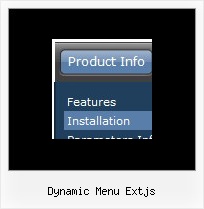 Dynamic Menu Extjs Os X Menu Javascript