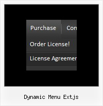 Dynamic Menu Extjs Website Tab Menu Script