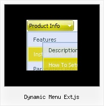 Dynamic Menu Extjs Createpopup Javascript Example