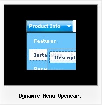 Dynamic Menu Opencart Javascript Compute Menu Position