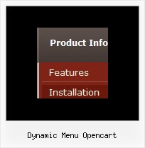 Dynamic Menu Opencart Creating Drop Down Menus For Html