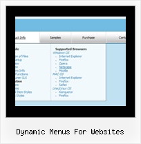 Dynamic Menus For Websites Dhtml Tabbed
