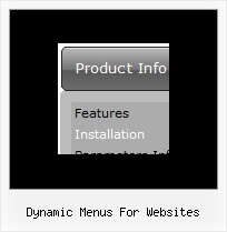Dynamic Menus For Websites Navigation Bar Javascript Fade In