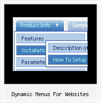 Dynamic Menus For Websites Dhtml Menu Free