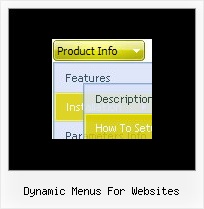 Dynamic Menus For Websites Javascript Horizontal Menu Submenu Sample Download
