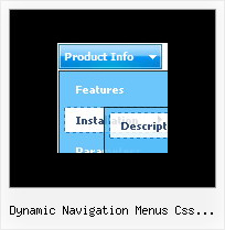 Dynamic Navigation Menus Css Javascript Web Design Drag Down Menu