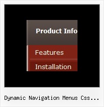 Dynamic Navigation Menus Css Javascript Javascript Menu Pop Down