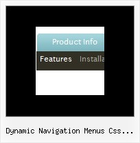 Dynamic Navigation Menus Css Javascript Drop Menu