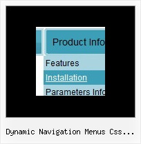 Dynamic Navigation Menus Css Javascript Dhtml Floating Menu Movable