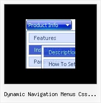 Dynamic Navigation Menus Css Javascript Vertical Drop Down Menus In Html