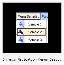 Dynamic Navigation Menus Css Javascript Css Navigation Drop Down Bar