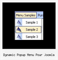 Dynamic Popup Menu Pour Joomla Rollover Javascript Menu