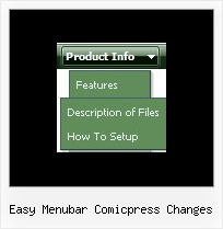 Easy Menubar Comicpress Changes Drop Down Menus Examples Javascript