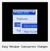 Easy Menubar Comicpress Changes Floatable Menu