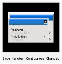 Easy Menubar Comicpress Changes Slide Menu